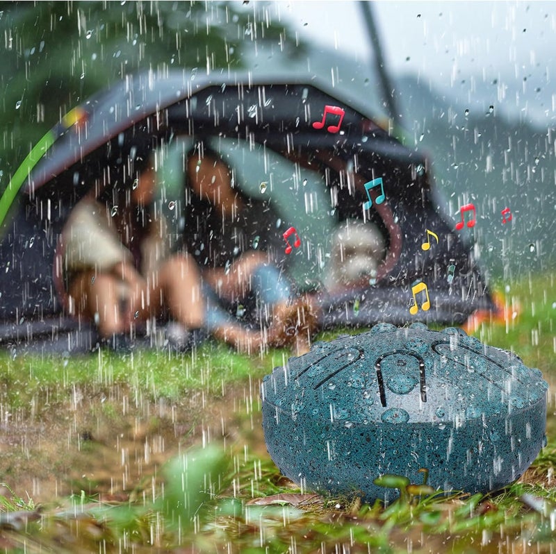 BUSOHA Rain Drum for Outside - 3 Inches 6 Notes Mini Steel Tongue Drums Chime, Rains Drums Chime Waterproof, Rain Drum for Garden Instrument - Image 4